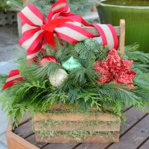 Outdoor Holiday Baskets